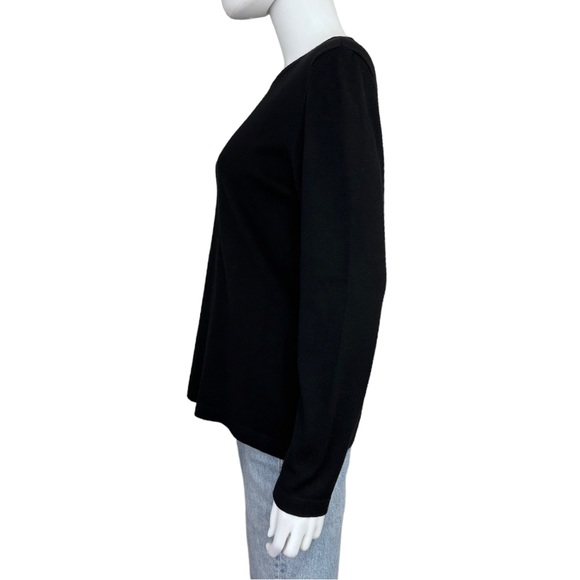 ESCADA Black 100% Virgin Wool Sweater - Picture 2 of 7
